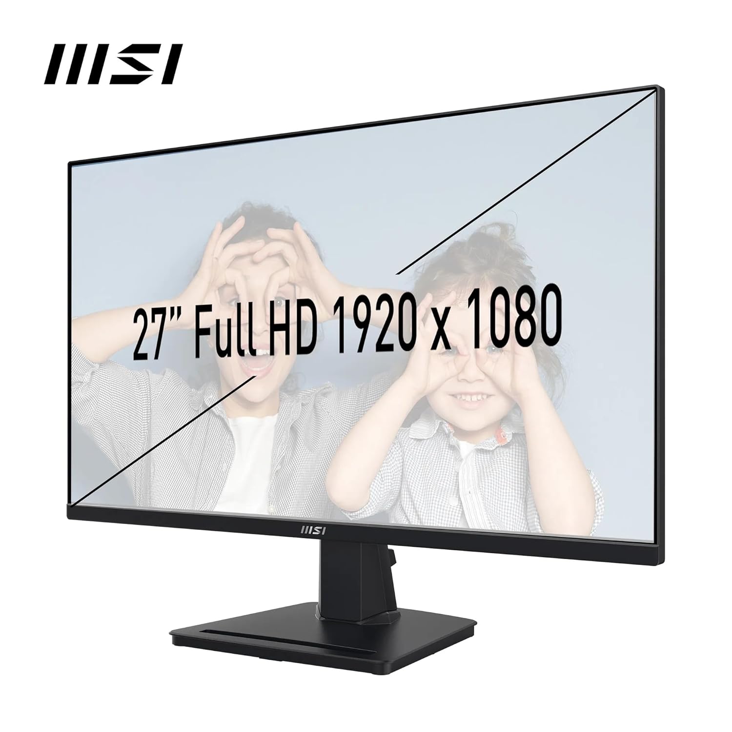 MSI PRO MP275 27" Full HD 1080p Office Monitor 100Hz IPS, Eye-Friendly, Speakers, Tilt - Image 2