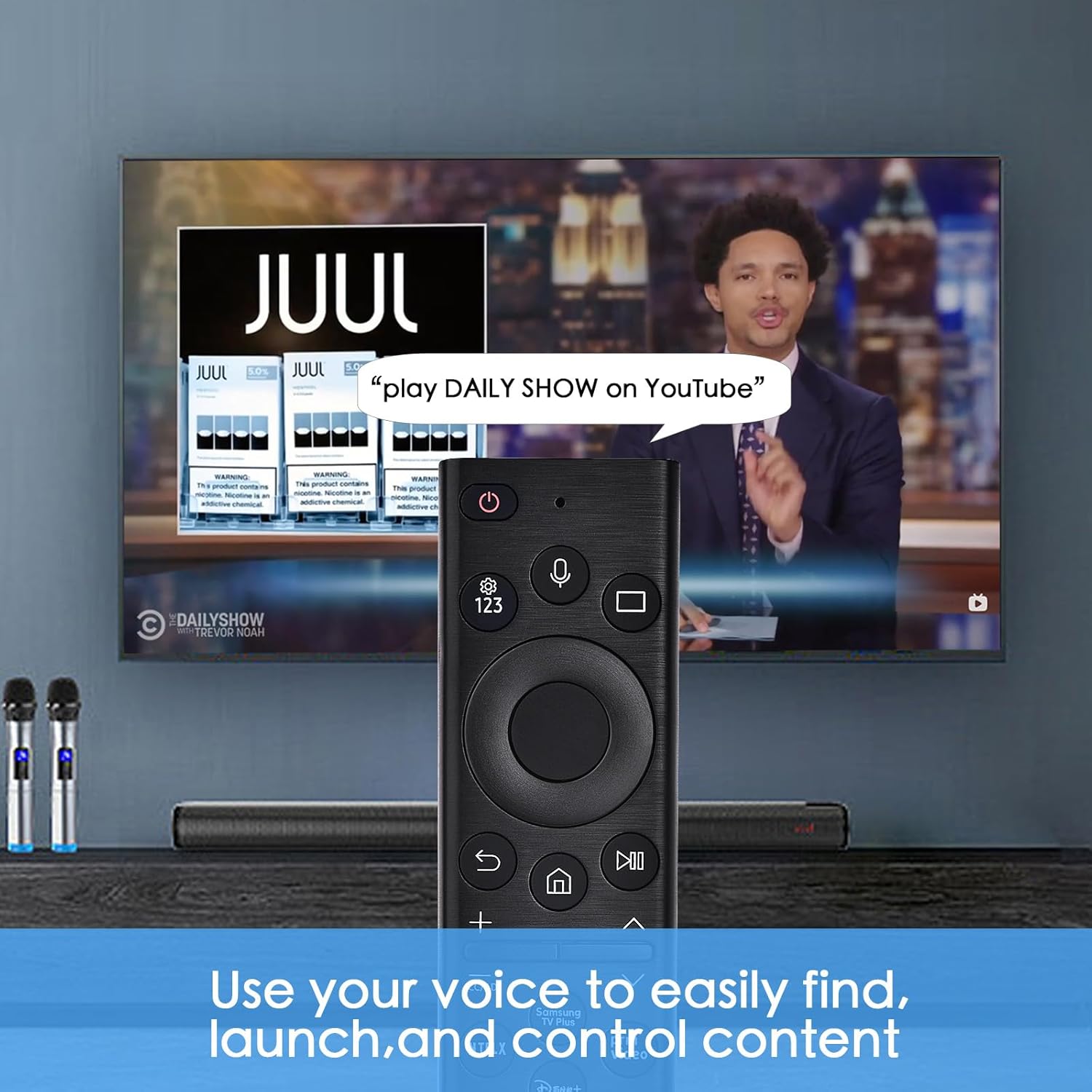 Samsung Crystal UHD QLED 4K 8K Smart TV Replacement Voice Remote Control for 2018-2025 Models - Image 5