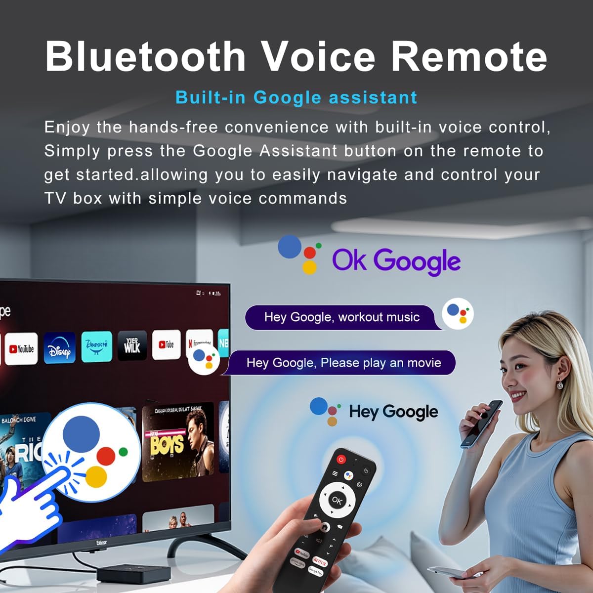 LEFFOT 2025 Android TV Box 4K Ultra HD 2GB RAM 16GB ROM Android 14 Smart Streaming Device - Image 4