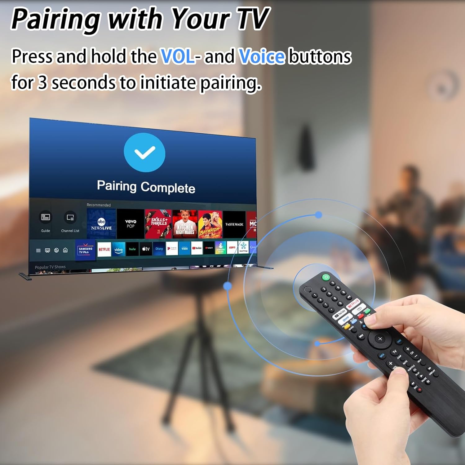 RMF-TX520U New Voice Remote Control for Sony 2023 2024 TVs with Hot Keys - Image 5