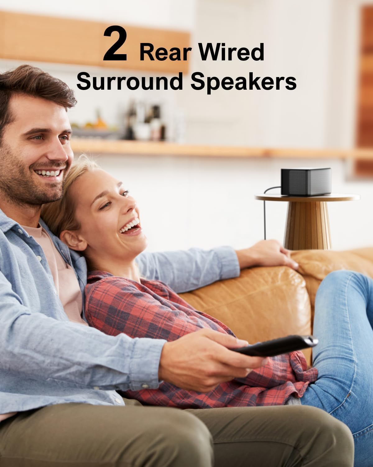ULTIMEA Poseidon D80 460W 7.1 Surround Sound System with Dolby Atmos, 6.5" Subwoofer, 4 Wired Speakers, APP Control, 2025 Upgrade - Image 7