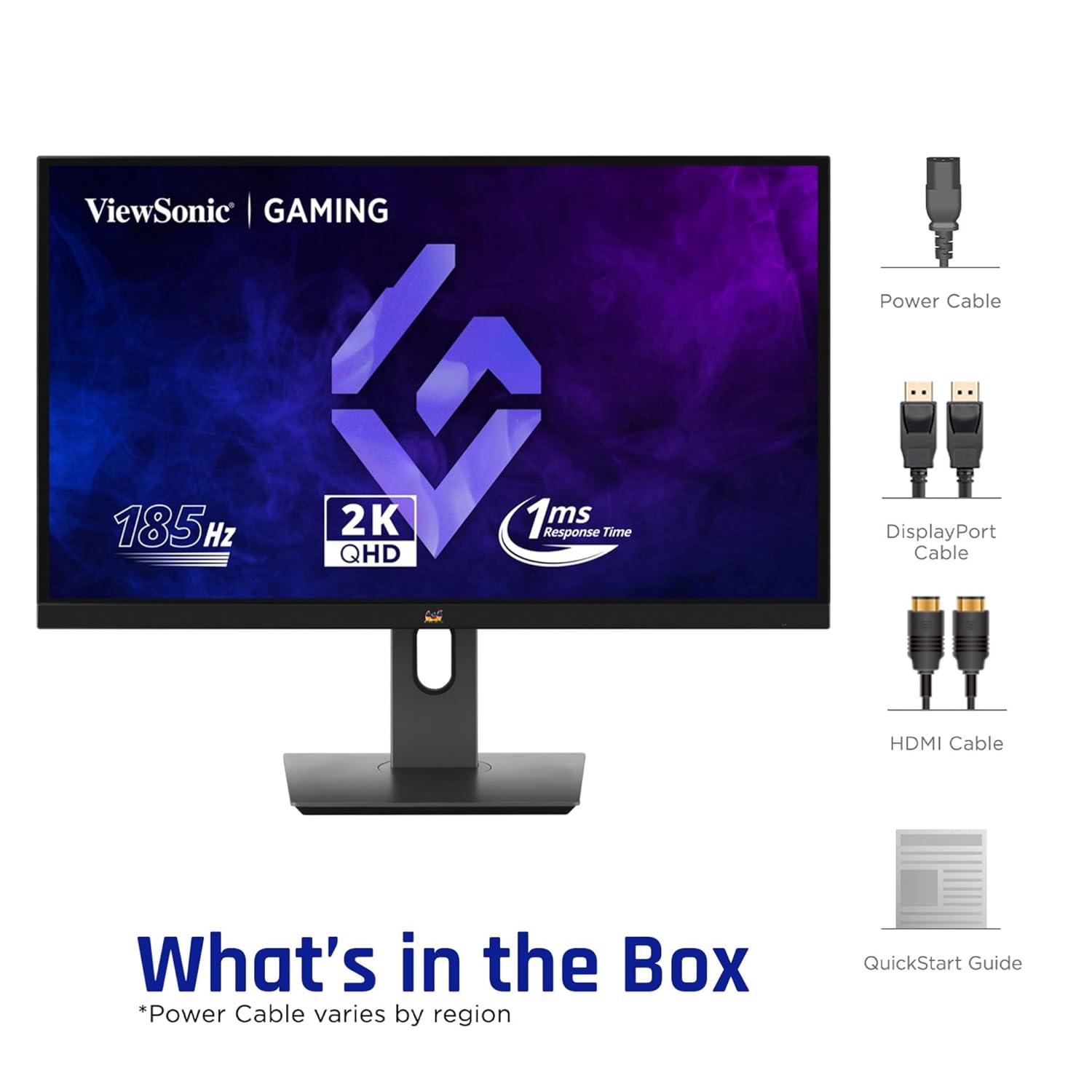 ViewSonic VX2758A-2K-PRO-2 27-Inch QHD 185Hz IPS Gaming Monitor 1ms HDR10 FreeSync - Image 7