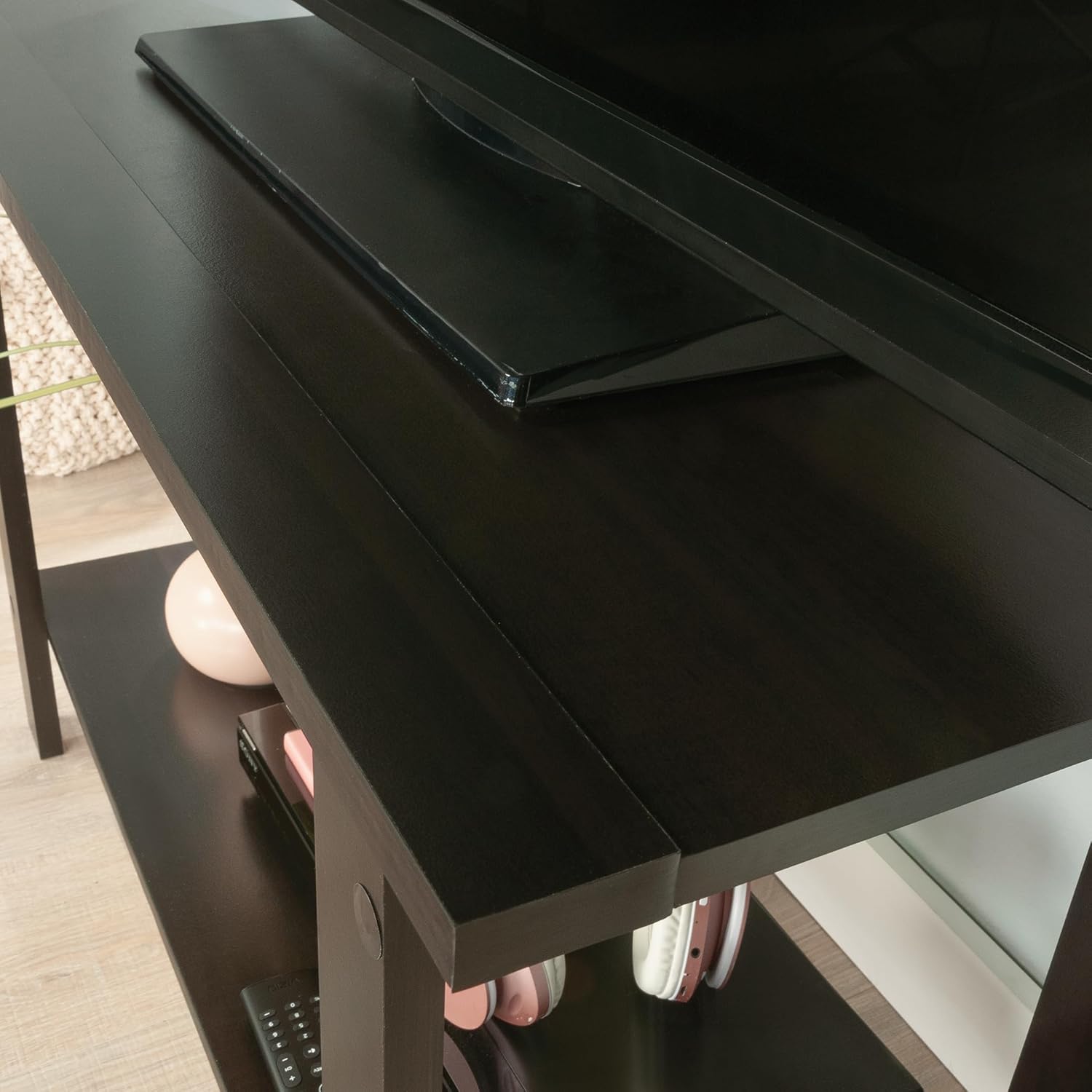Sauder Beginnings Cinnamon Cherry TV Stand for TVs up to 37 inches - Image 5