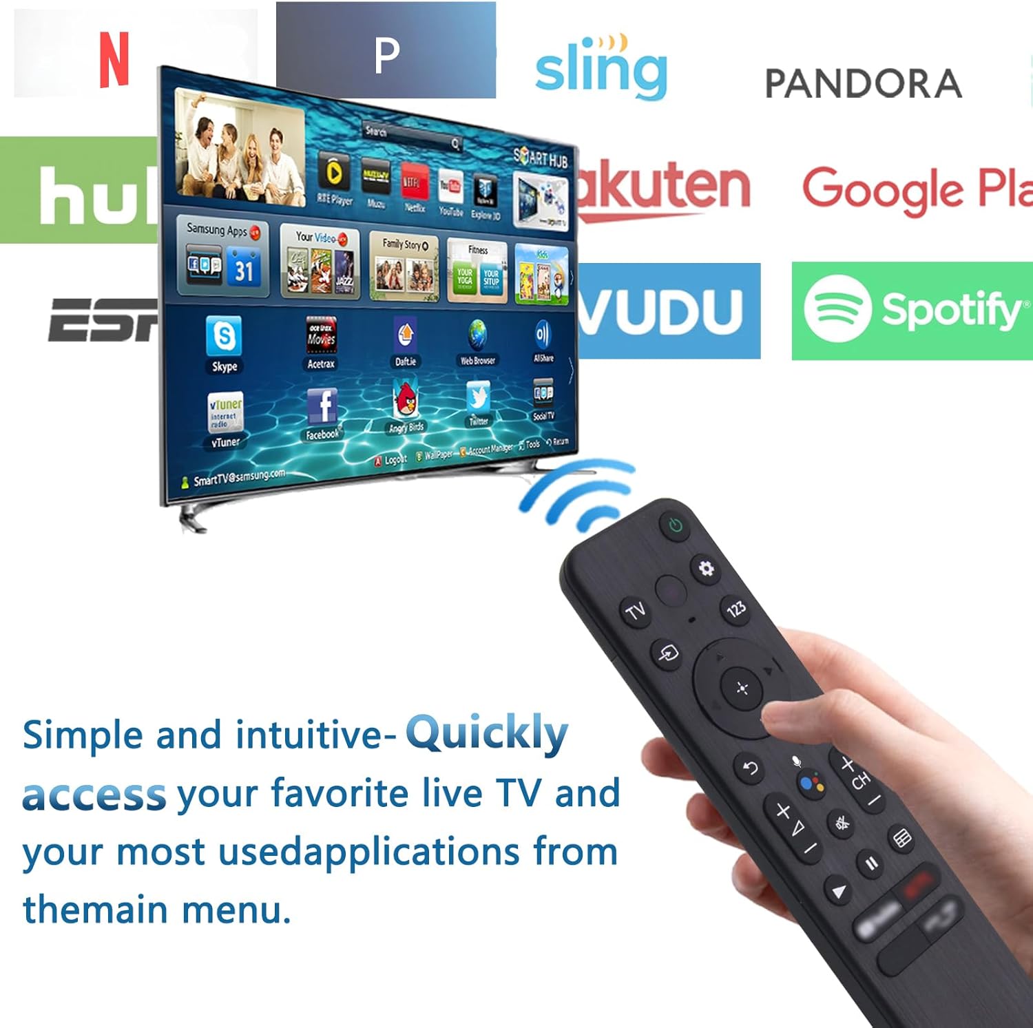 Sony RMF-TX800U Smart TV Voice Remote Control for XR XBR KD Series 4K LED OLED Google Android TVs - Image 4