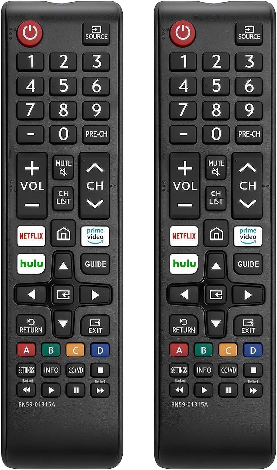 2 Pack New Universal Samsung TV Remote Replacement for Smart LED LCD HDTV QLED 4K 3D Series TVs Easy Setup - Image 9