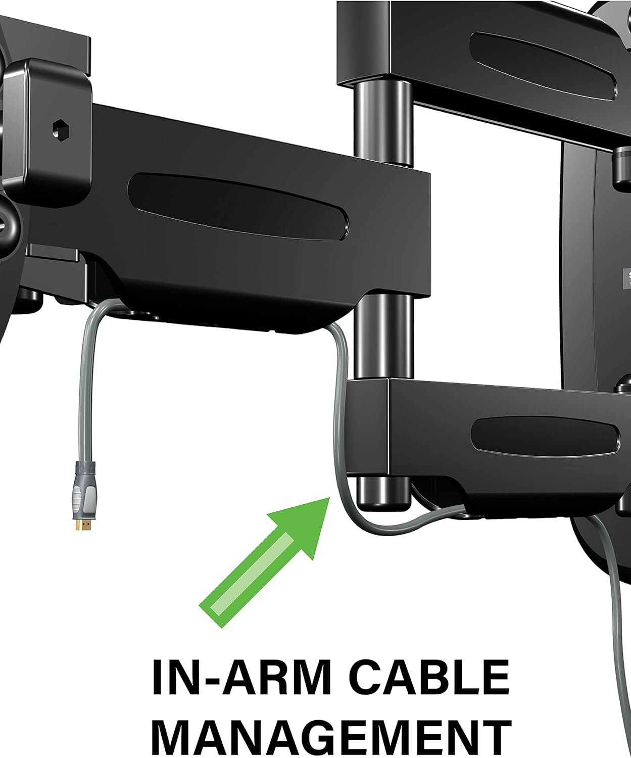 Universal Full-Motion TV Wall Mount for TVs Up to 55 Inches Compatible with Fire TVs - Image 8