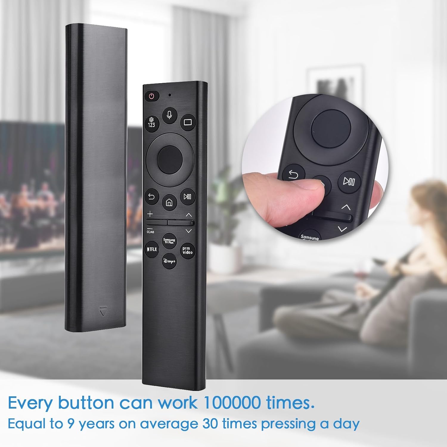 Samsung Crystal UHD QLED 4K 8K Smart TV Replacement Voice Remote Control for 2018-2025 Models - Image 7