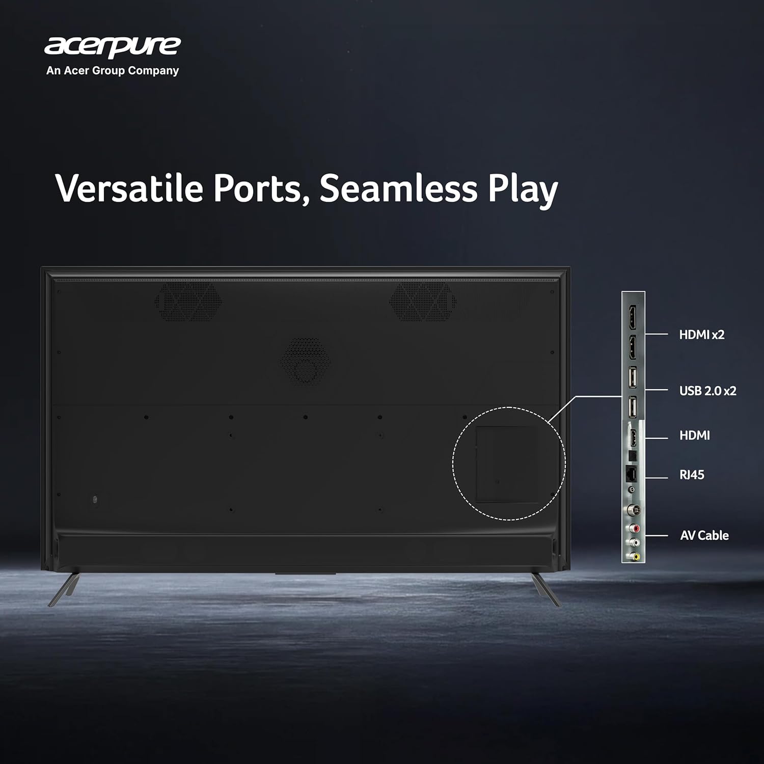 Acerpure 65 Inch QLED Smart Google TV AP65QG96MGS5 Silver - Image 4