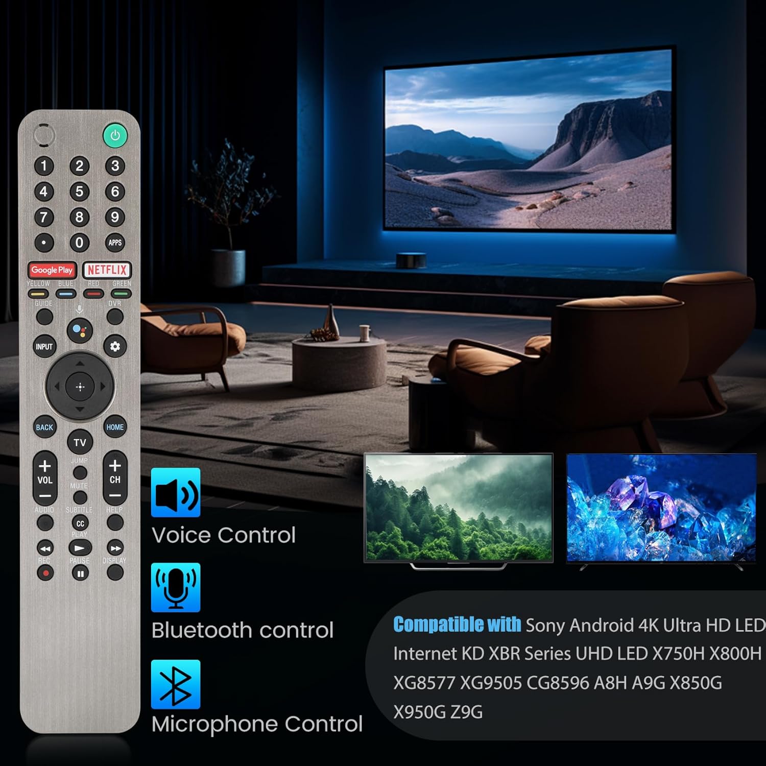 Sony RMF-TX600U Bravia Smart TV Voice Remote Replacement 1 Year Warranty - Image 5