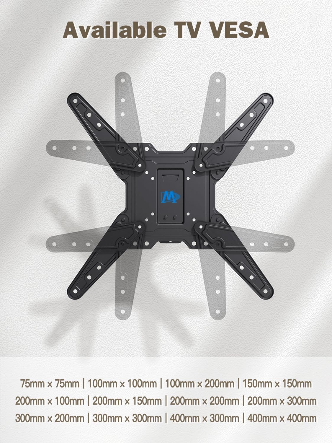 Mounting Dream Full Motion TV Wall Mount for 26-55 Inch TVs, 77lbs Capacity, Swivel Tilt Bracket - Image 7