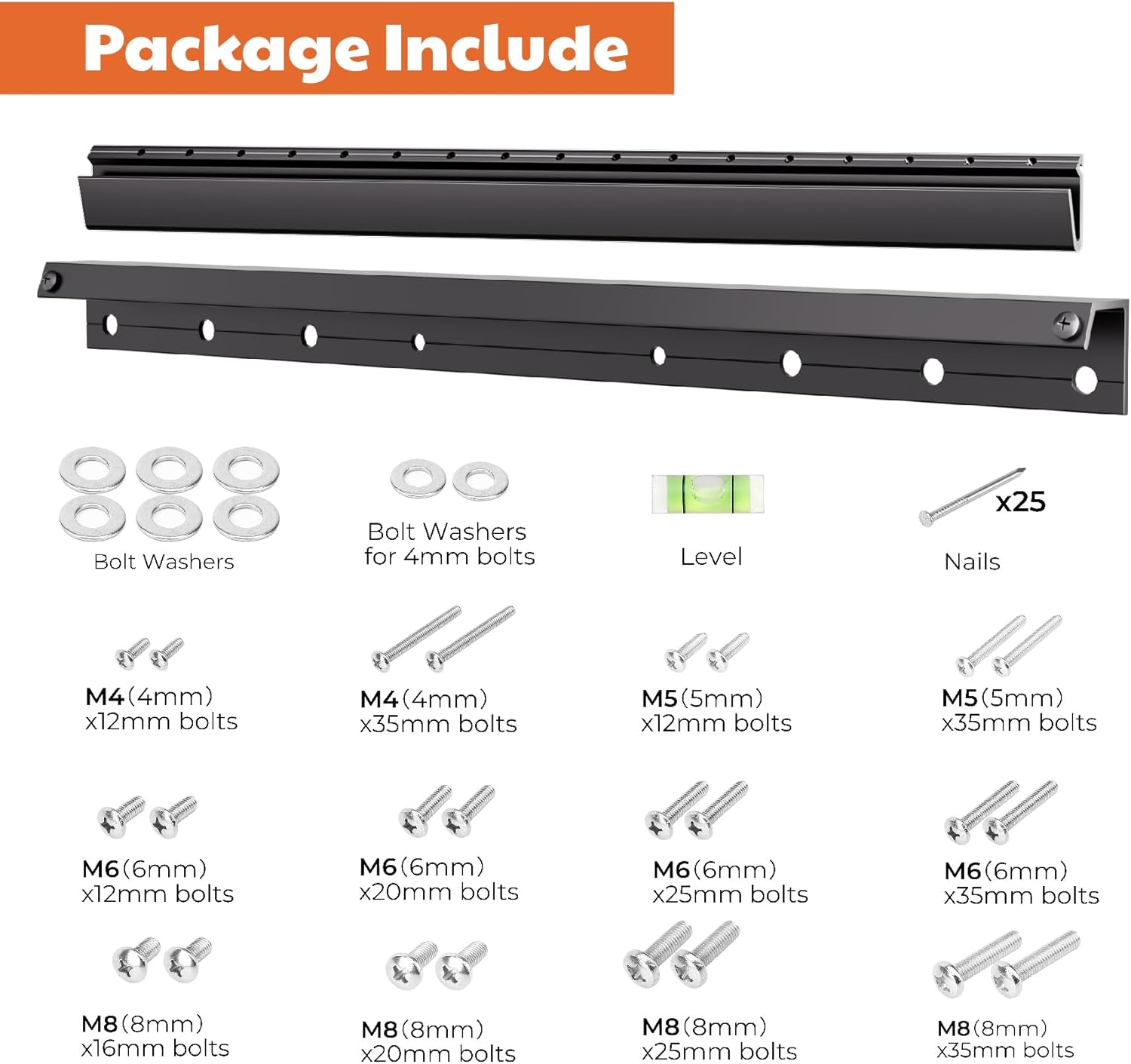 Fulifix No Stud Universal TV Wall Mount Bracket for 22-55 Inch TVs up to 100 lbs - Image 6