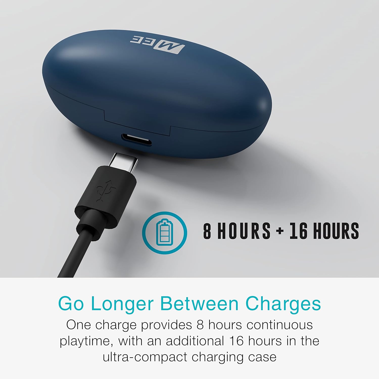 MEE audio Pebbles True Wireless Bluetooth 5.3 Earbuds Sapphire Lightweight Low Profile for Gym Workouts Sports Gaming - Image 7