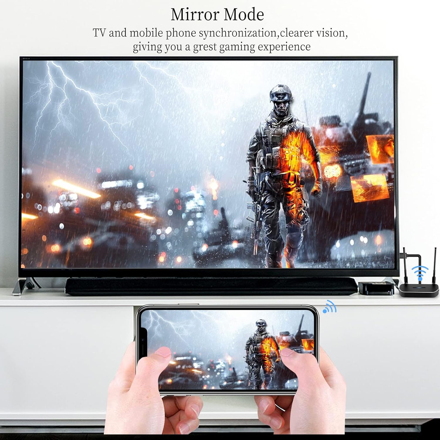 4K Wireless HDMI Transmitter Receiver Kit Plug Play Streaming Media for HDTV Projector 165FT - Image 6
