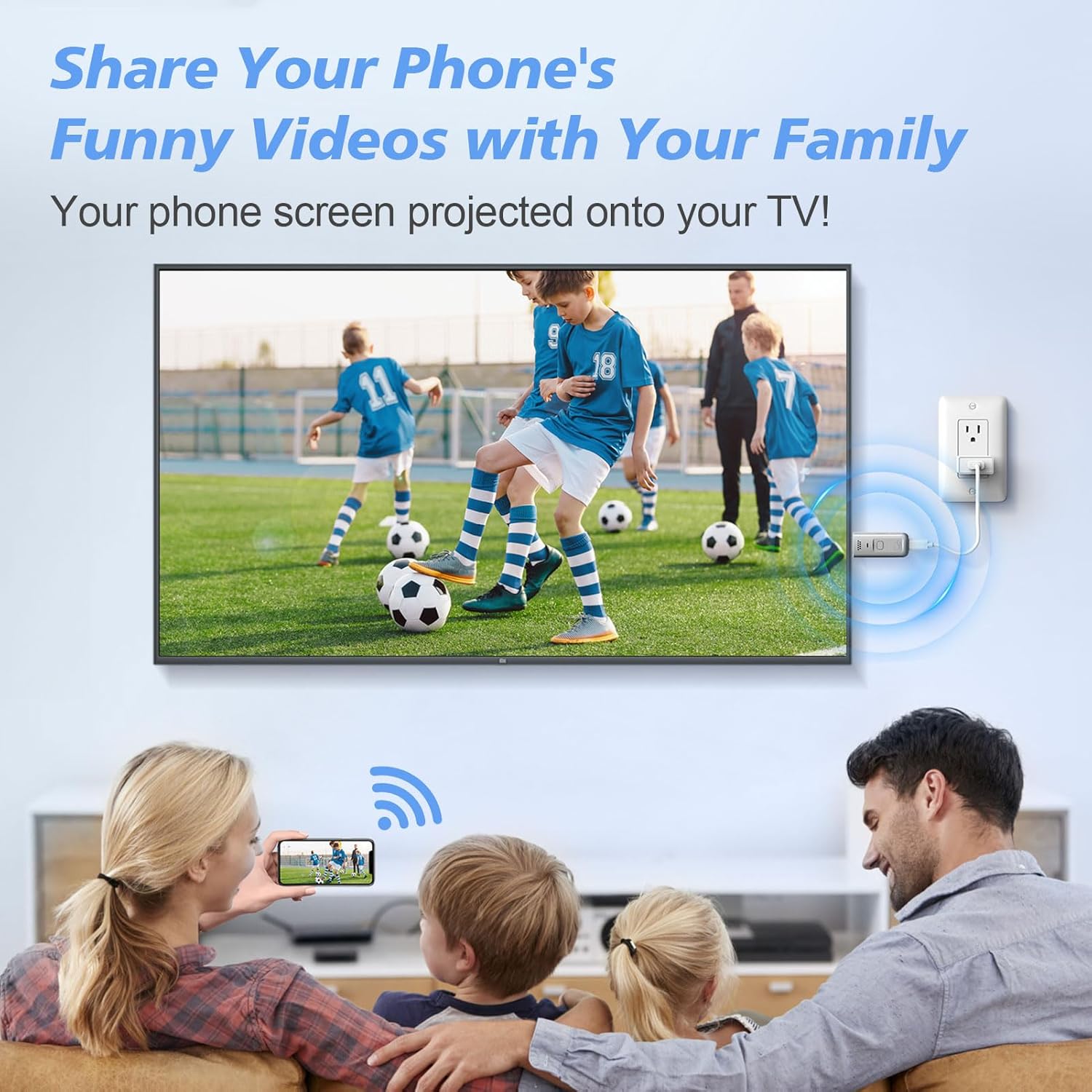 4K Wireless HDMI Transmitter and Receiver 2-in-1 Streaming Dongle Adapter 2.4G/5G for Monitor HDTV Projector Grey - Image 5