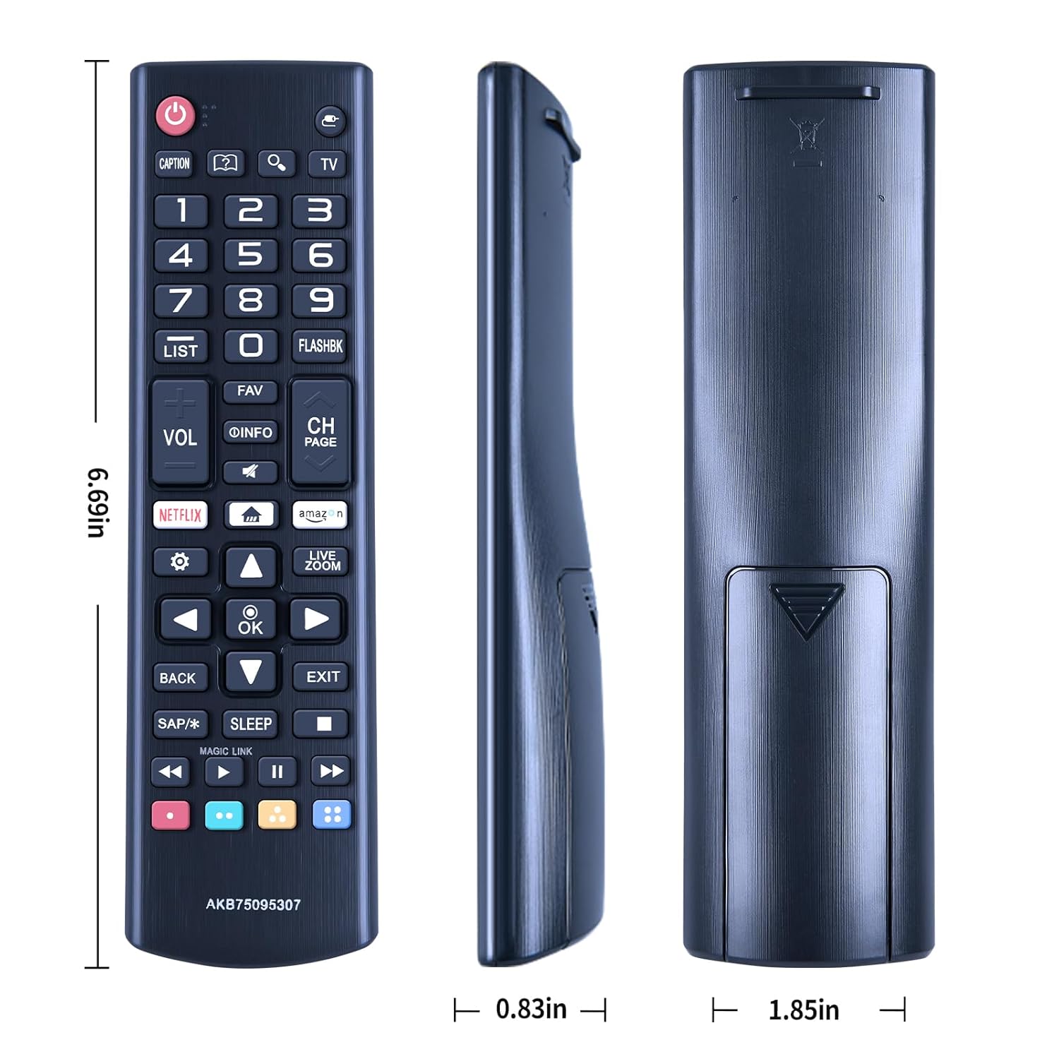 WDZP Universal Remote Control for LG TVs 4K UHD OLED Smart TVs with Netflix and Prime Hot Keys - Image 6