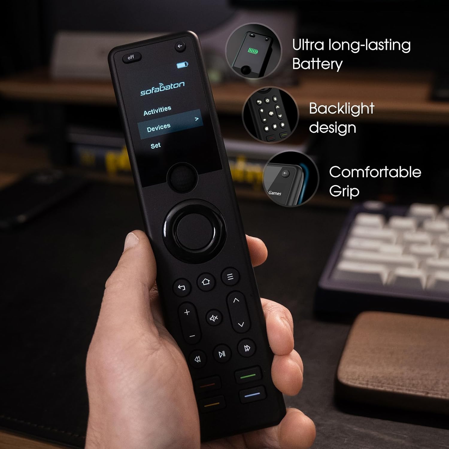 SofaBaton X1S Universal Remote Control Hub App 40 Device Capacity Smart TV DVD Projector - Image 5