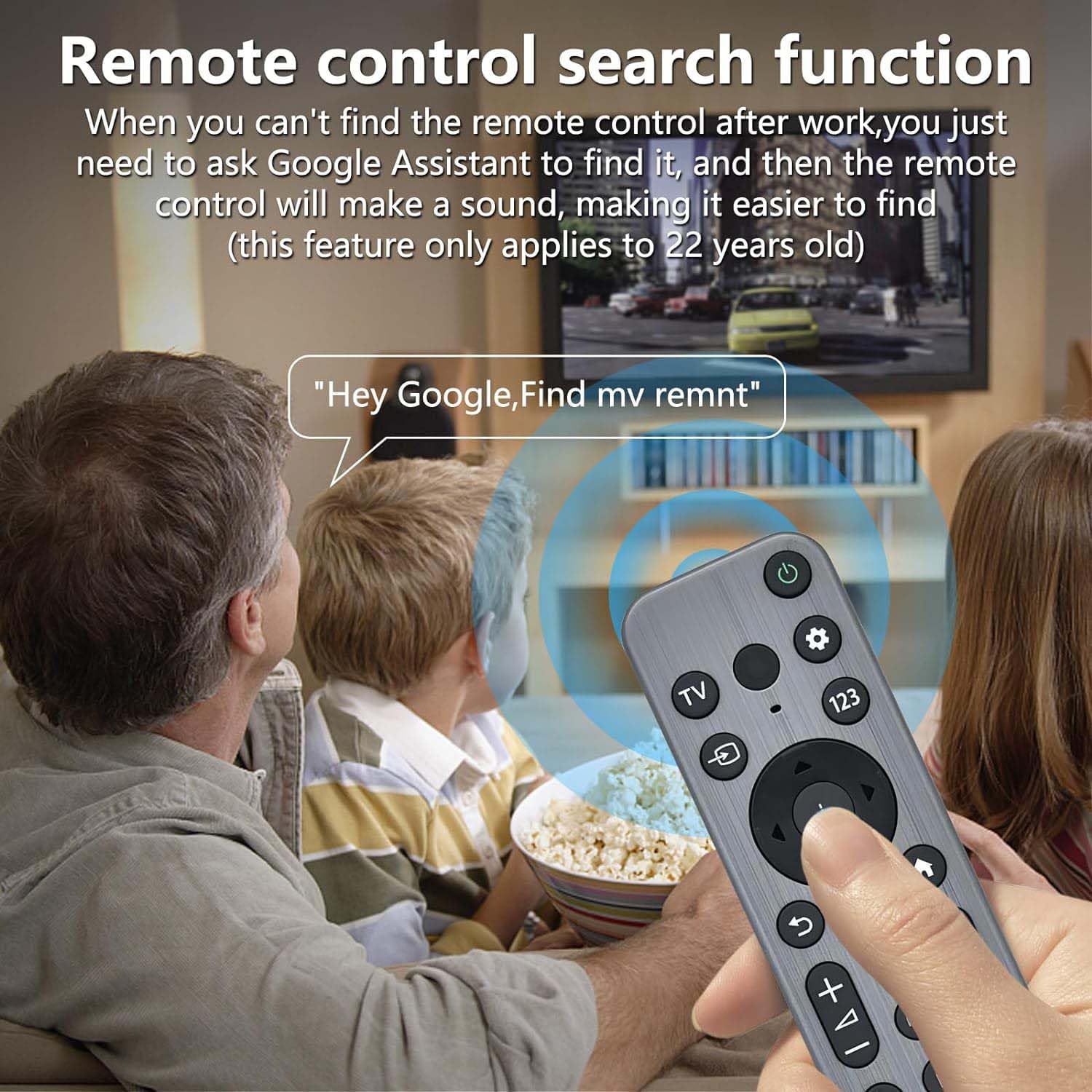 Sony RMF-TX900U Black Bluetooth Voice Remote Control for XR-42A90K XR-48A90K TVs with Backlight - Image 4