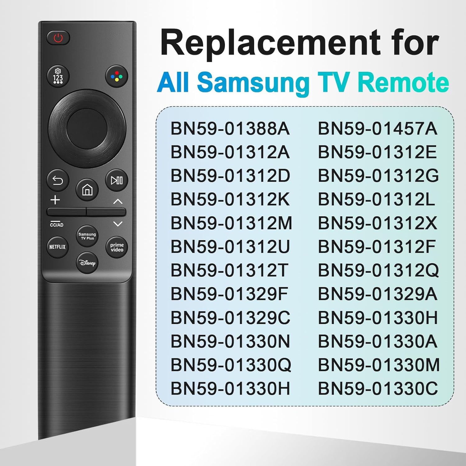Smart TV Replacement Remote for Samsung 2019-2025 Curved QLED 4K 8K TVs - Image 3