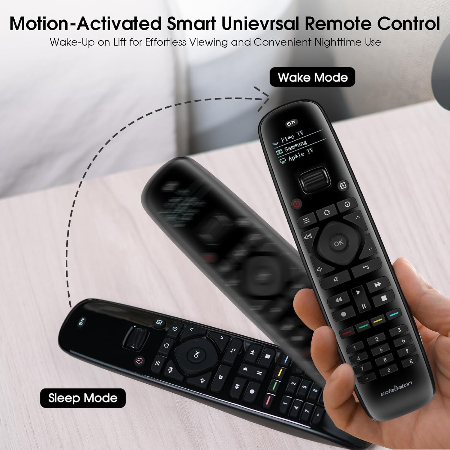 SofaBaton U2 Backlit Universal Remote Control for TV Soundbar DVD Blu-ray Projector and More - Image 8