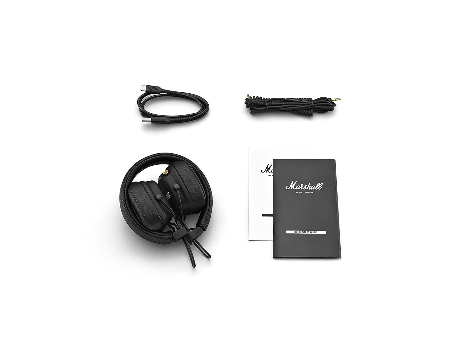 Marshall Major IV Wireless Bluetooth On Ear Headphones with Mic Black - Image 12