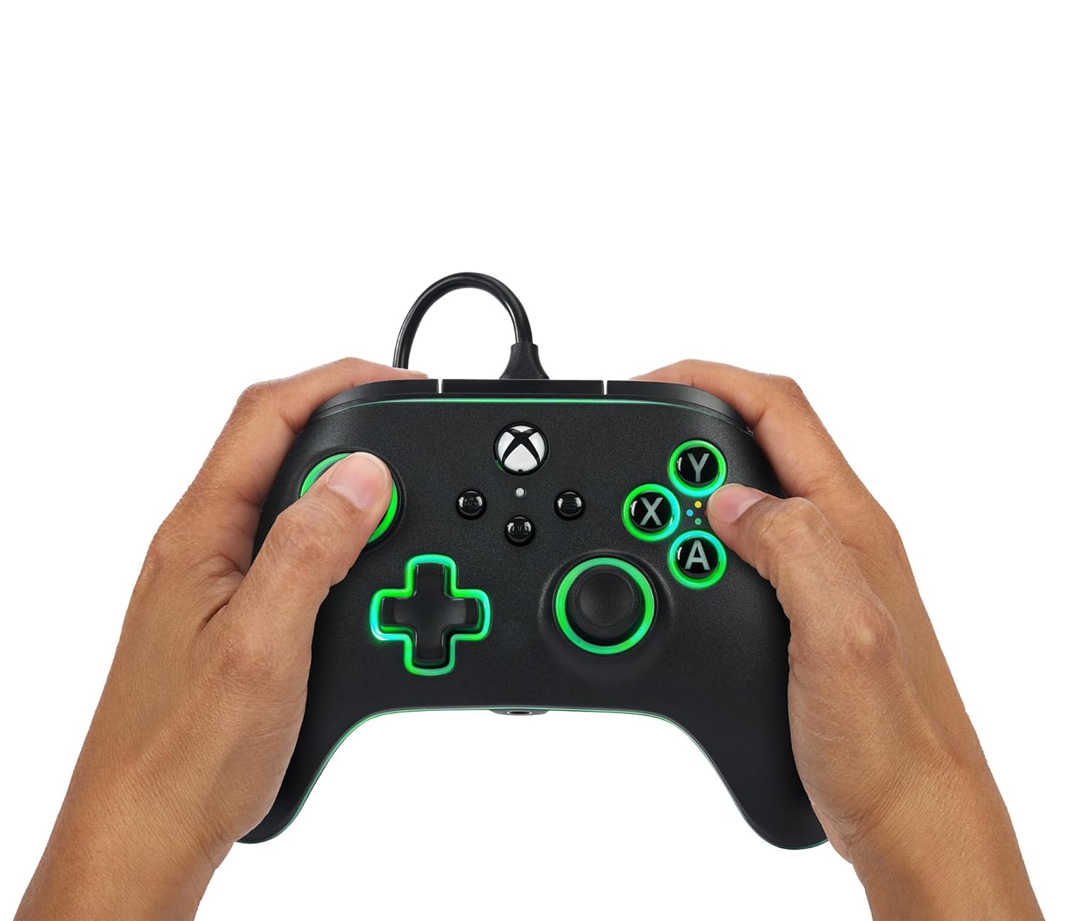 PowerA Advantage Wired Controller for Xbox Series X|S Lumectra Black 10ft Cable - Image 2