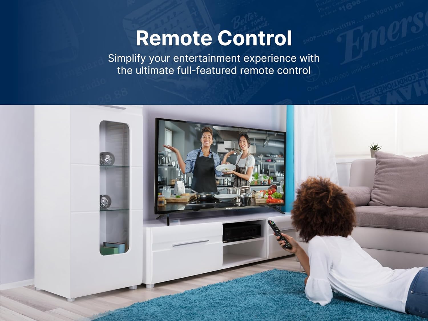 Emerson 40" Full HD 1080p LED TV with HDMI USB Slim Energy-Efficient Display - Image 7