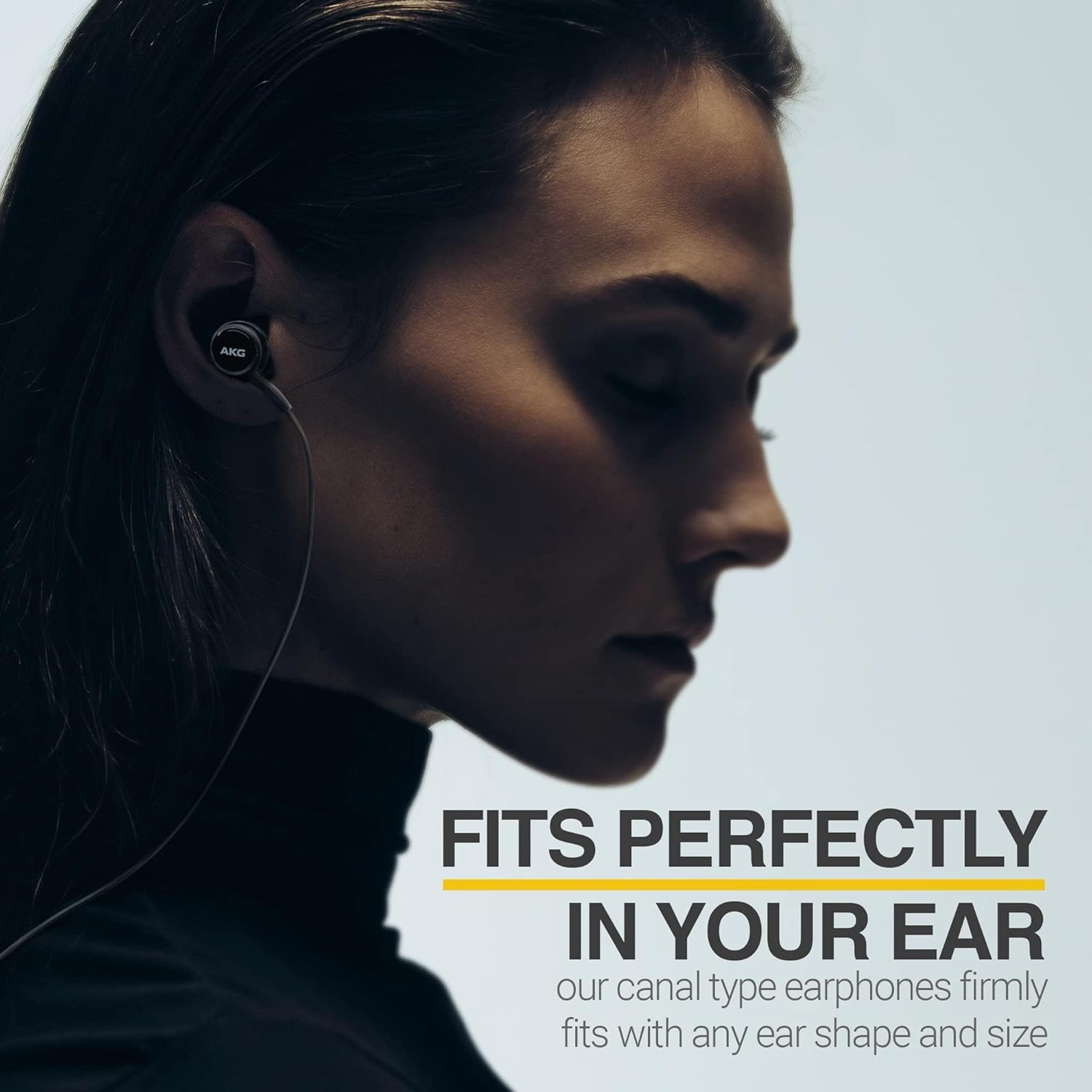 Original Samsung AKG USB-C Wired Earbuds Black Noise Isolating Deep Bass with Microphone and Pouch - Image 5