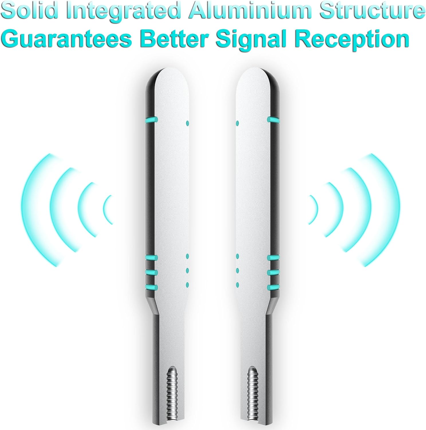 VUELVE 50+ Mile Range Indoor Outdoor HDTV Antenna with 10ft Cable and Signal Booster - Image 2
