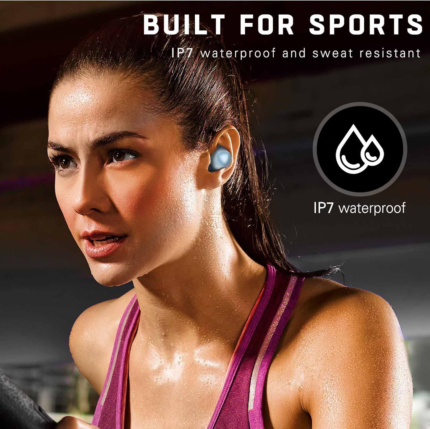 UrbanX Street Buds Plus True Wireless Earbuds for Samsung Galaxy Z Fold3 5G - Blue with Wireless Charging Case Included - Image 6