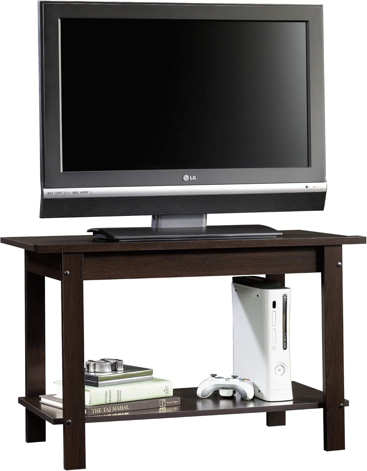 Sauder Beginnings Cinnamon Cherry TV Stand for TVs up to 37 inches - Image 4