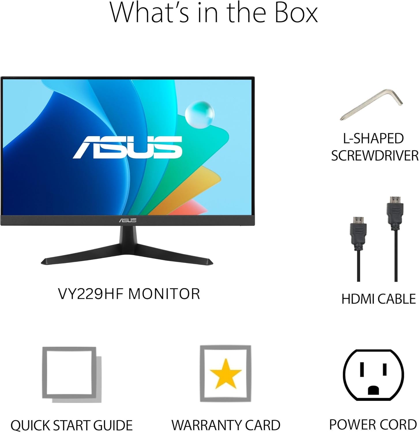 ASUS VY229HF 21.5 Inch Full HD 100Hz IPS Eye Care Monitor with Adaptive Sync - Image 7
