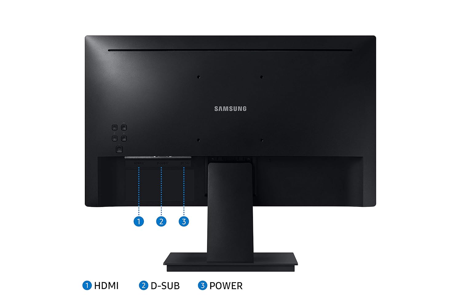 Samsung 24 Inch VA Panel LED Flat Computer Monitor Black - Image 7