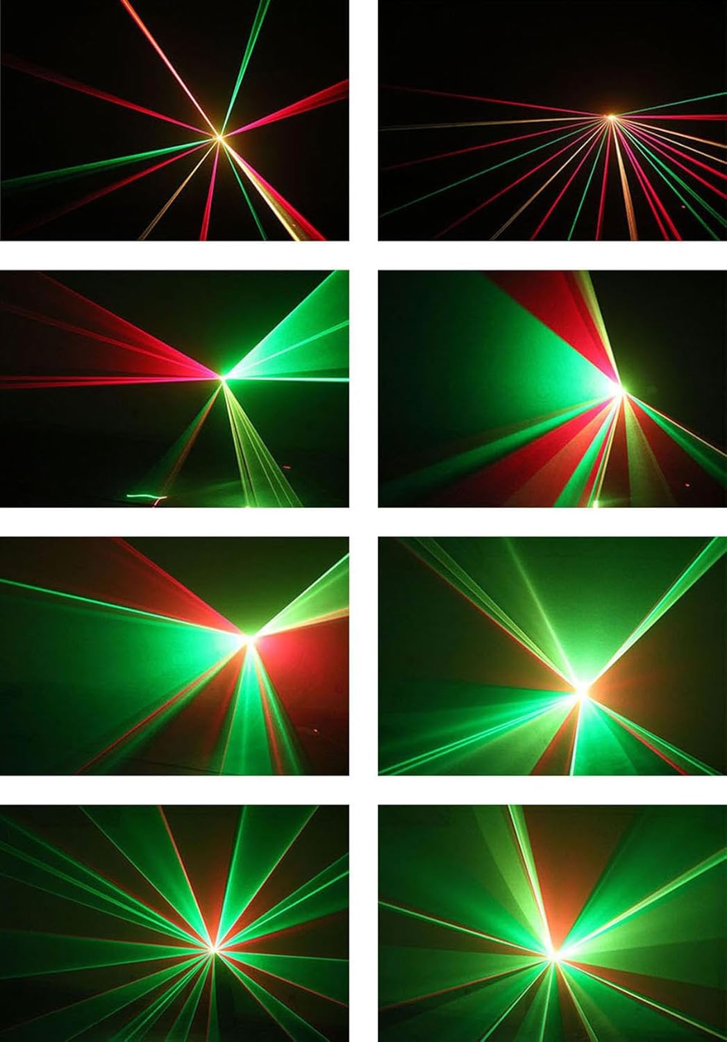 RGY Laser Scanner Beam Effect Indoor Stage Lighting Show with Remote for Parties - Image 5