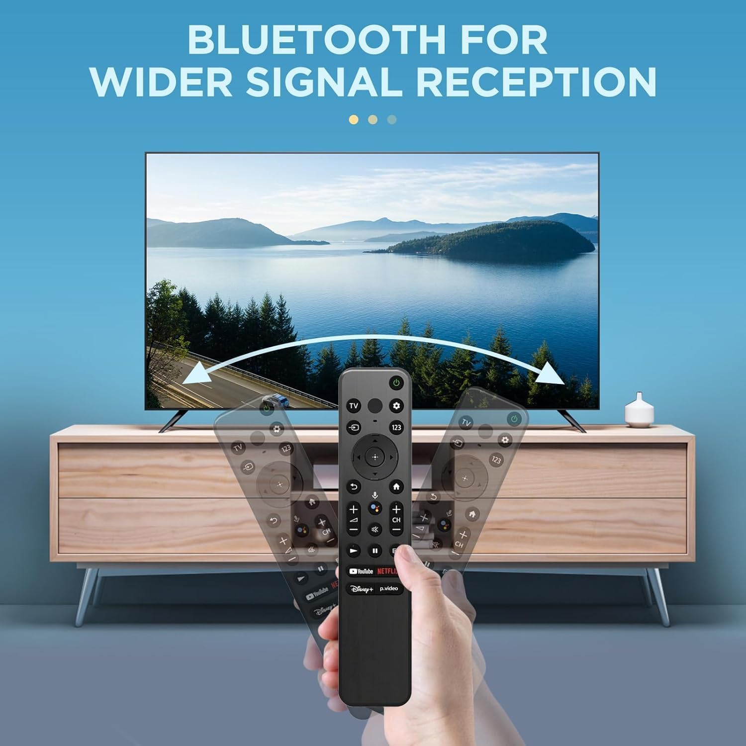 Sony Smart TV Replacement Voice Remote for Bravia 4K UHD LED LCD HD Models - Image 6
