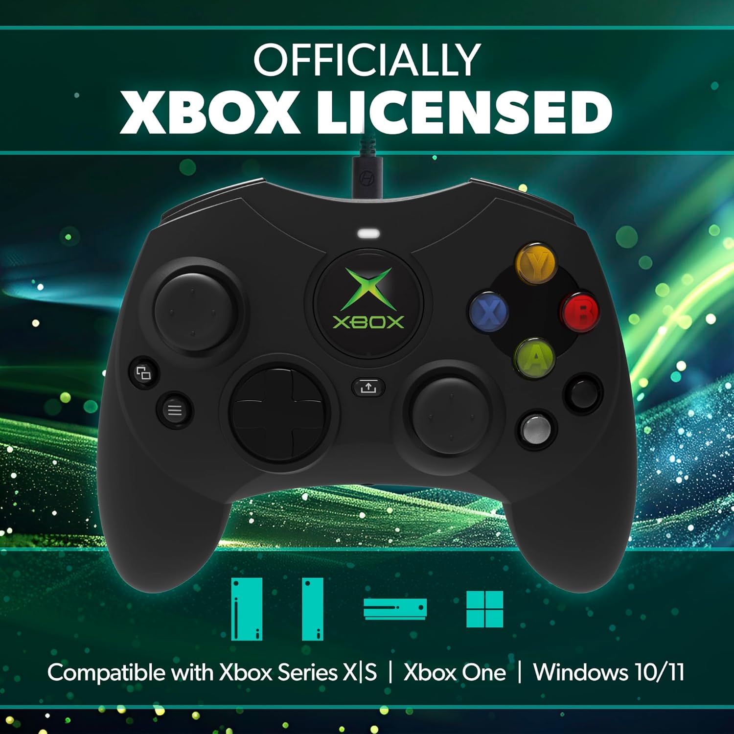 Officially Licensed Hyperkin DuchesS Wired Controller for Xbox Series X|S, Xbox One, Windows 10/11 PC Black - Image 2
