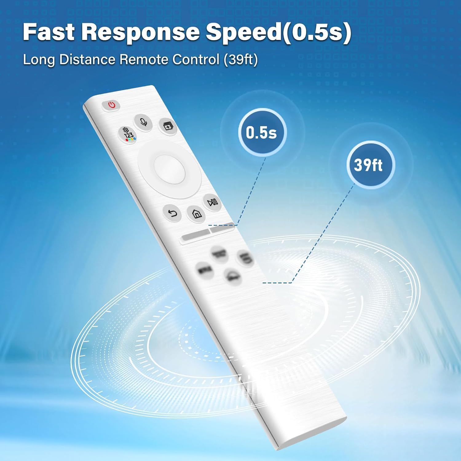 White BN59-01391A Solar Voice Remote Replacement for Samsung Smart TV USB-C - Image 7