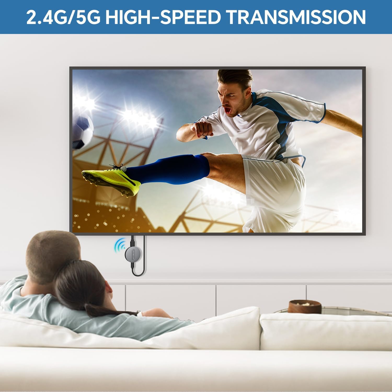 1080p Wireless HDMI Streaming Dongle Adapter for Seamless Screen Mirroring - Image 6
