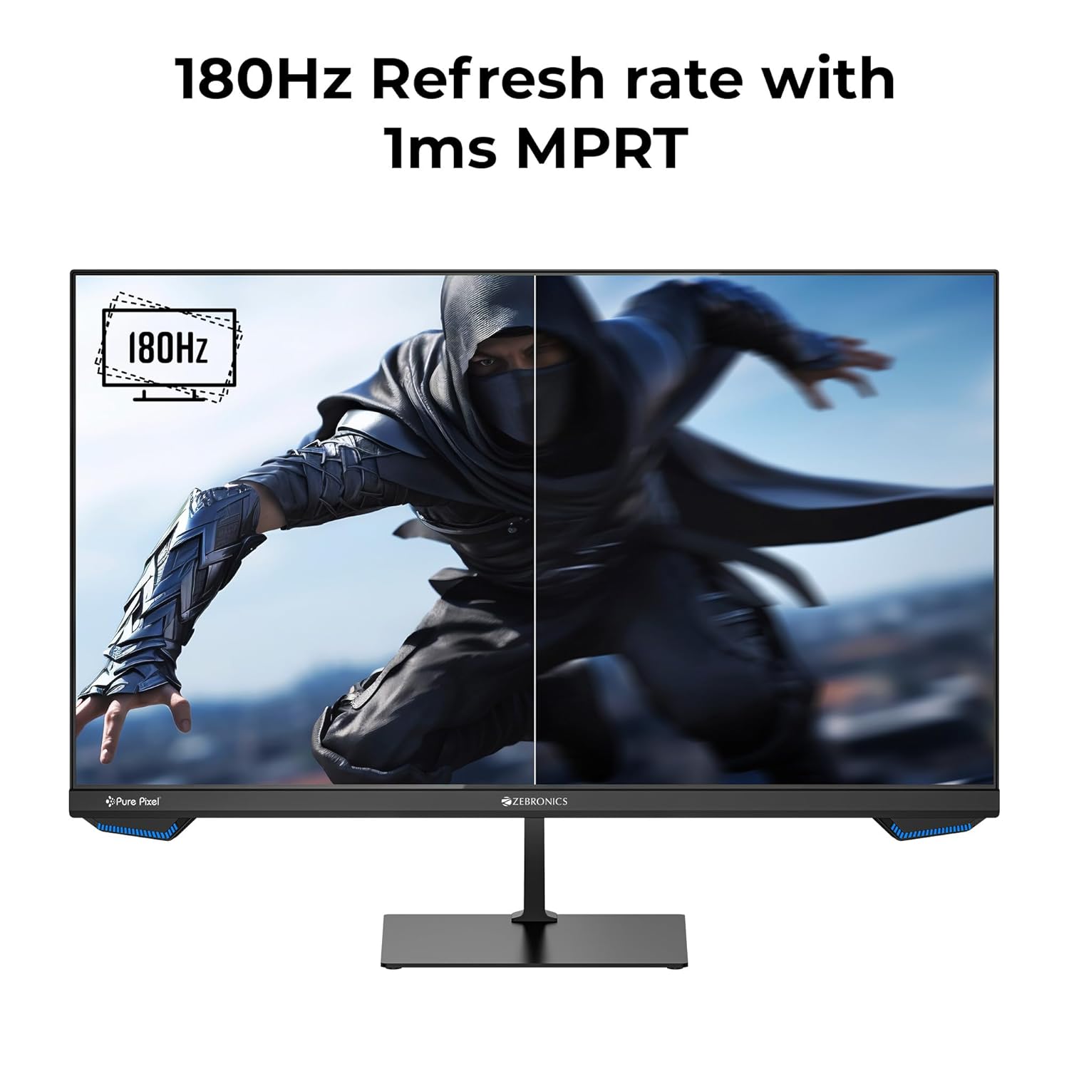 Zebronics N25A 25 Inch FHD IPS 180Hz 1ms MPRT Gaming Monitor with HDR10 - Image 2