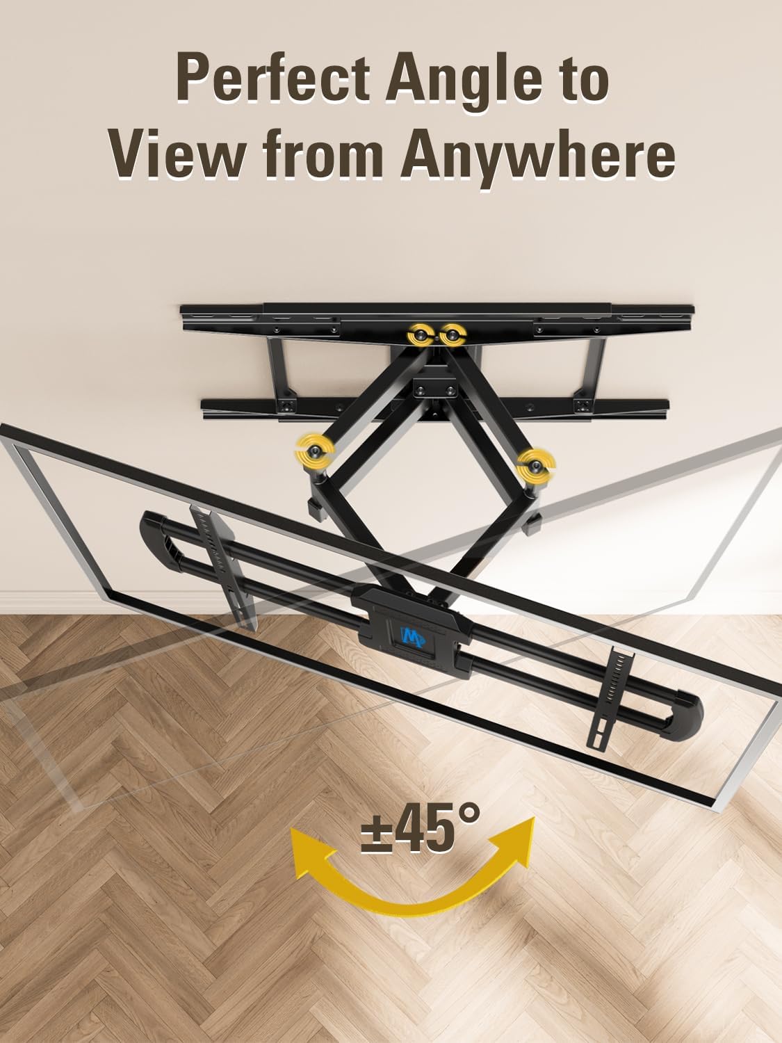 Mounting Dream Full Motion TV Wall Mount for 42-84 Inch TVs, 100LBS Capacity, Fits 16-24 Inch Studs - Image 3