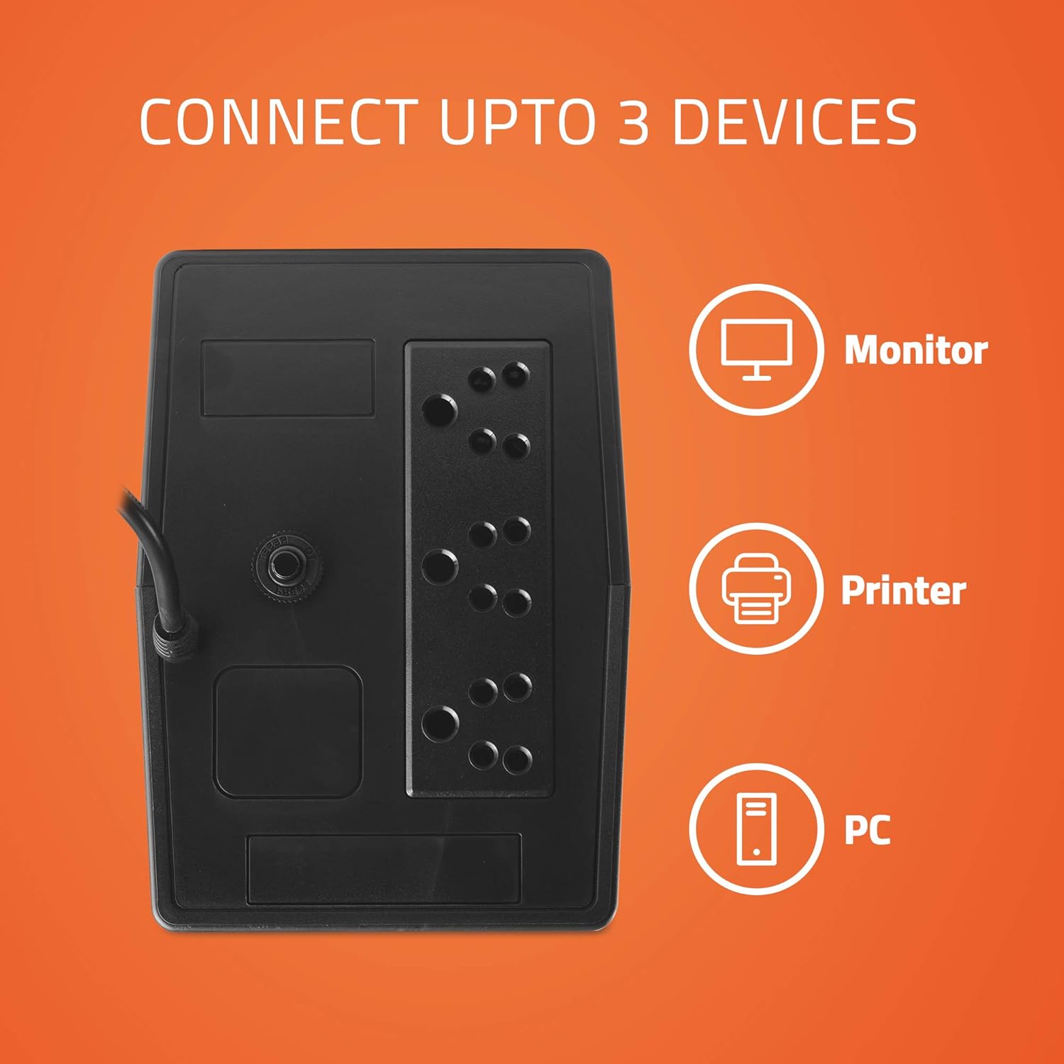 Artis PS-1000Eco 1000VA Line Interactive UPS for PCs, Laptops, Routers, and Gaming Consoles - Image 2