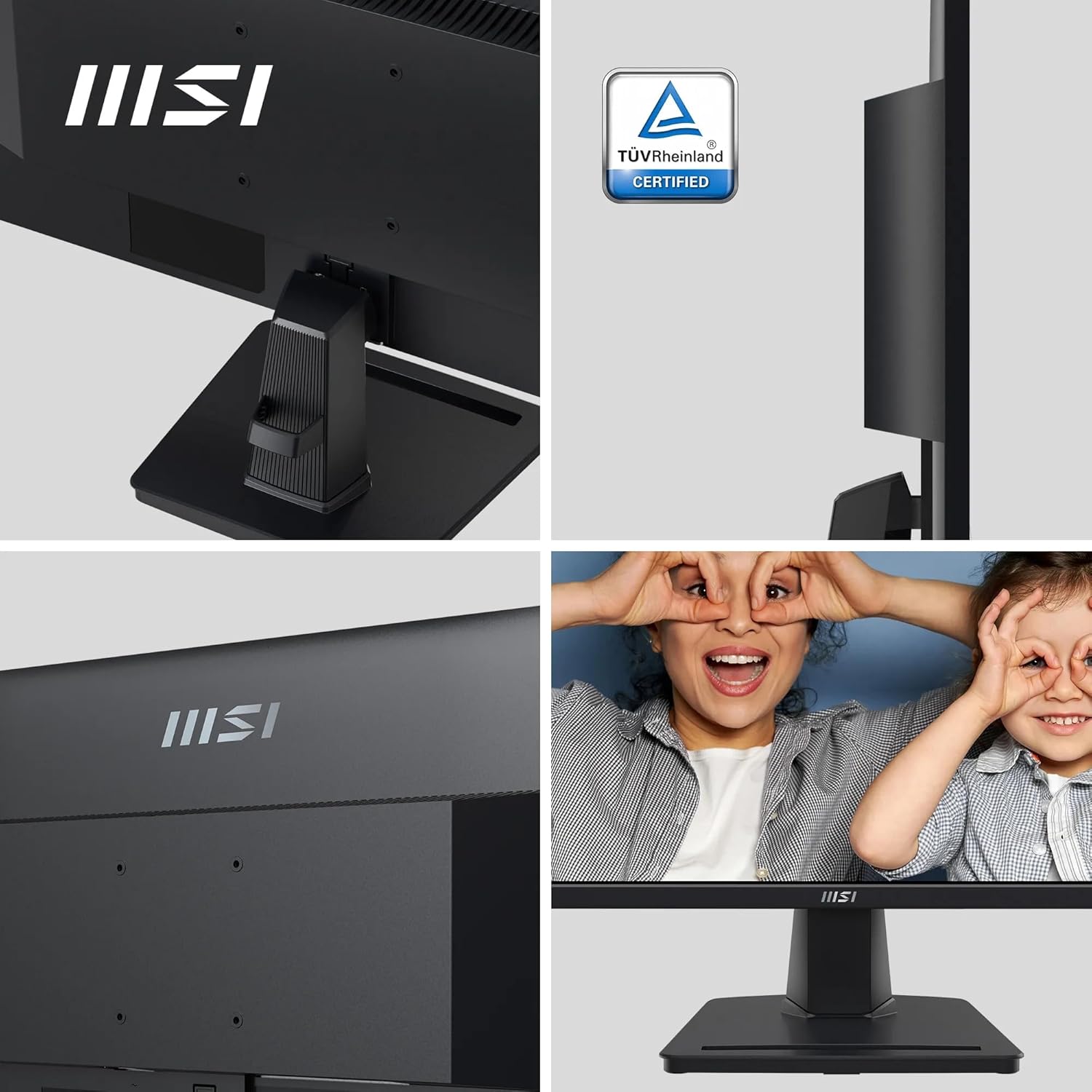MSI PRO MP275 27" Full HD 1080p Office Monitor 100Hz IPS, Eye-Friendly, Speakers, Tilt - Image 3