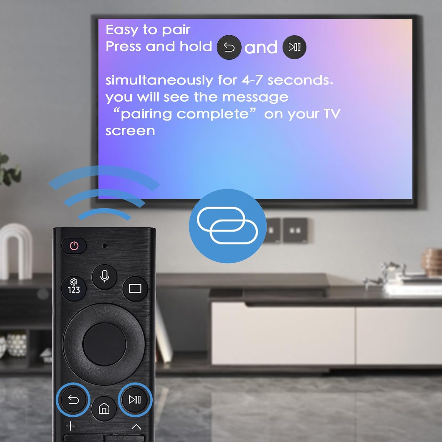 Samsung Crystal UHD QLED 4K 8K Smart TV Replacement Voice Remote Control for 2018-2025 Models - Image 4