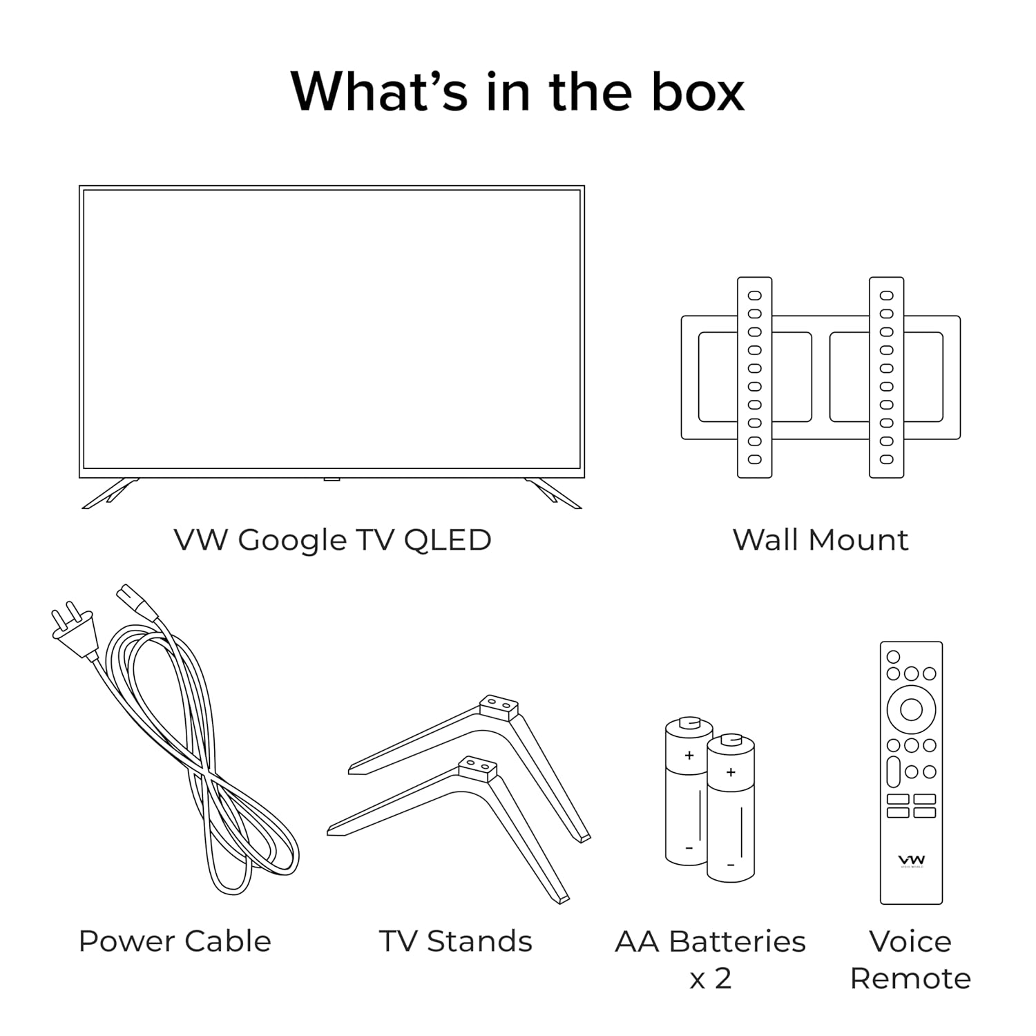 VW 50-inch Pro Series 4K Ultra HD Smart QLED Google TV VW50GQ1 - Image 7