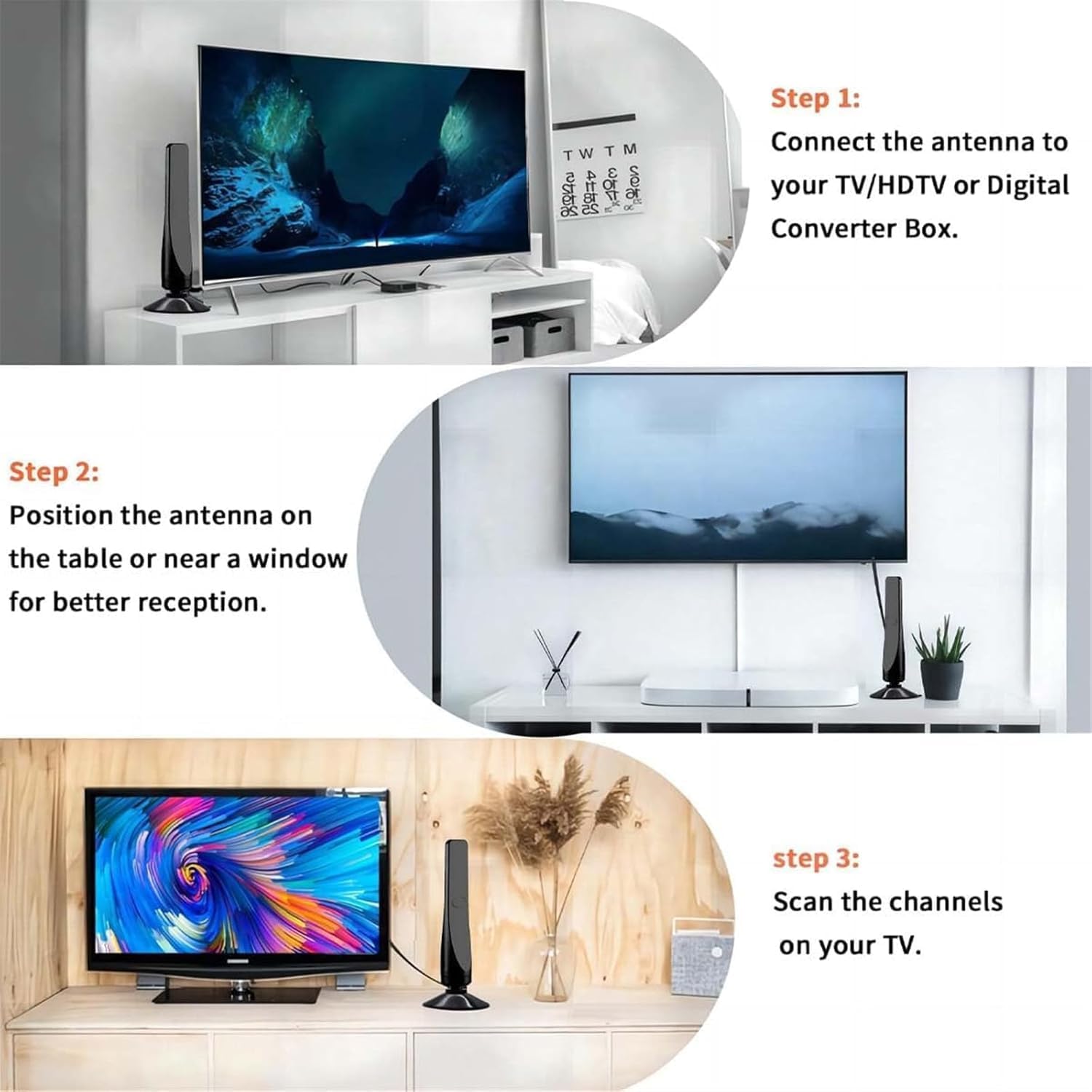 Broadwave Amplified HD Digital TV Antenna 4K 8K 1080p 150 Mile Range - Image 6