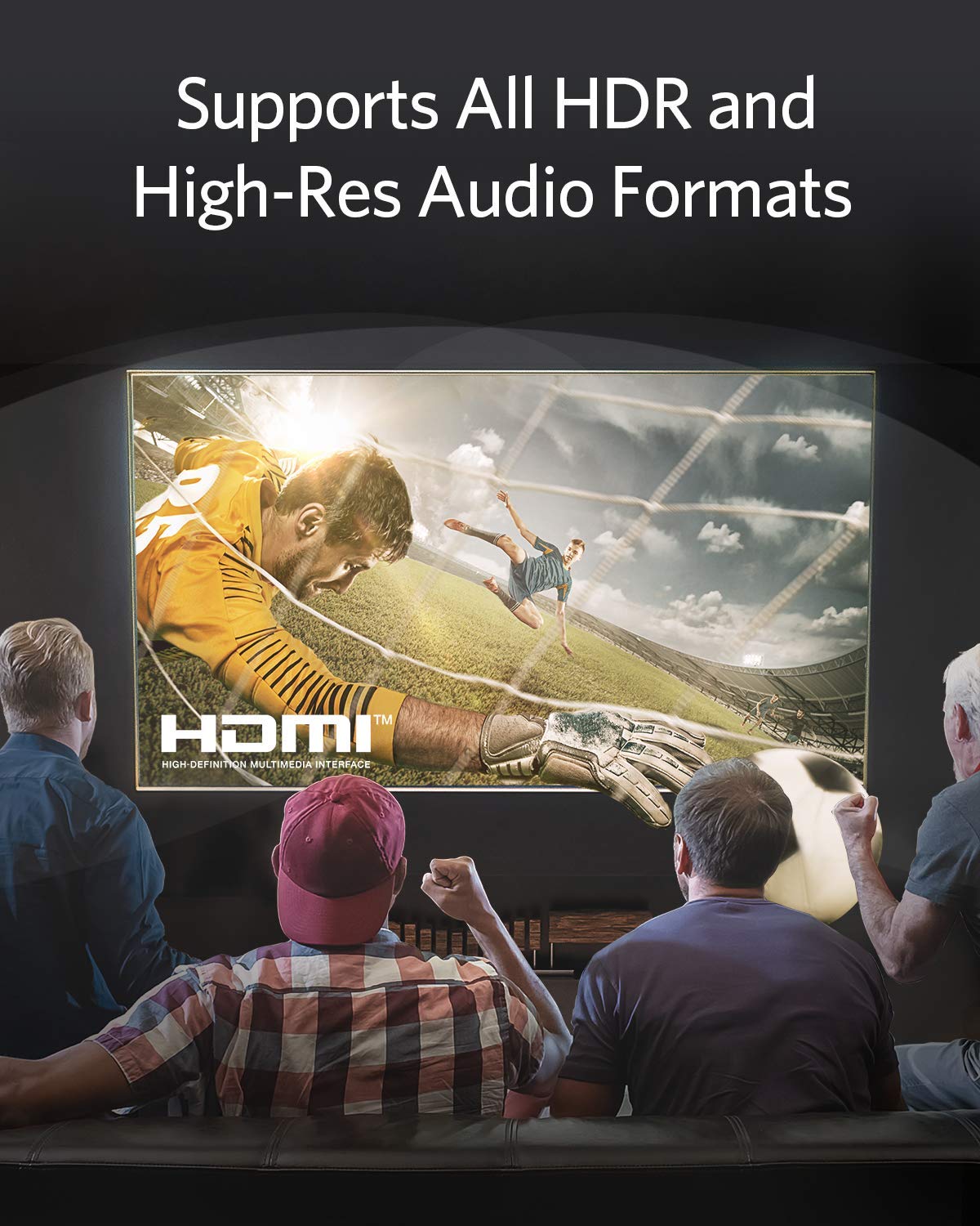 Anker 6.6FT Ultra High Speed HDMI 2.1 Cable Supports 8K@60Hz 4K@120Hz 48Gbps with Dynamic HDR and eARC - Image 5