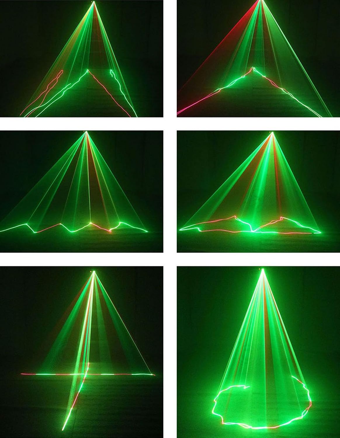 RGY Laser Scanner Beam Effect Indoor Stage Lighting Show with Remote for Parties - Image 6