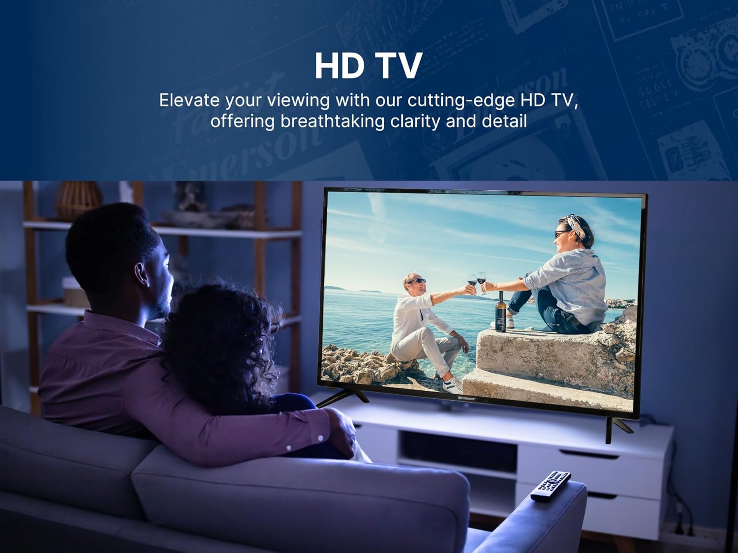 Emerson 40" Full HD 1080p LED TV with HDMI USB Slim Energy-Efficient Display - Image 6