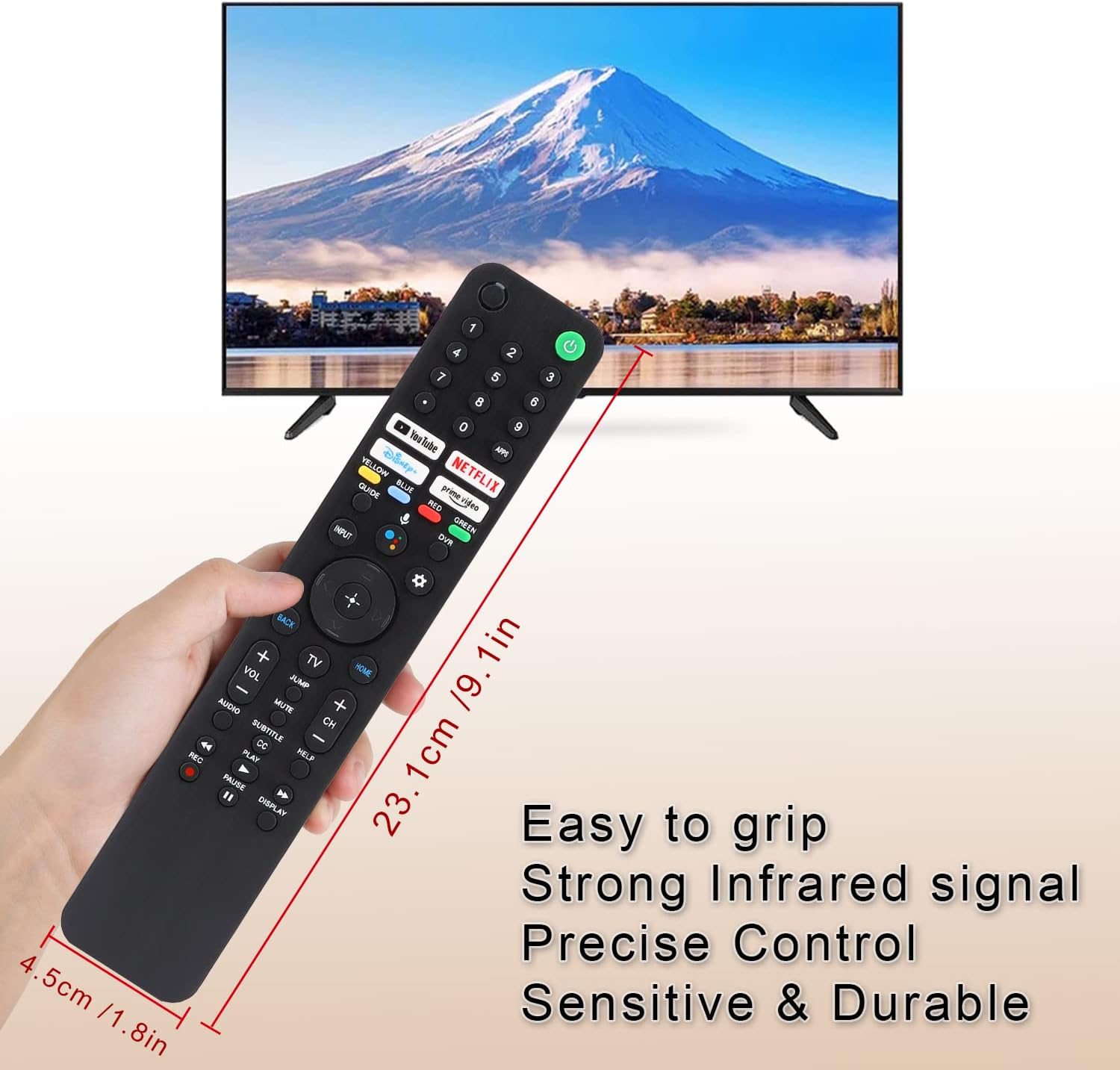 Sony Bravia TV Voice Remote Control RMF-TX520U MG3-TX520U Compatible with XR85Z9J XR85X95J XR83A90J KD-43X80J KD-43X85J KD-50X80J - Image 7