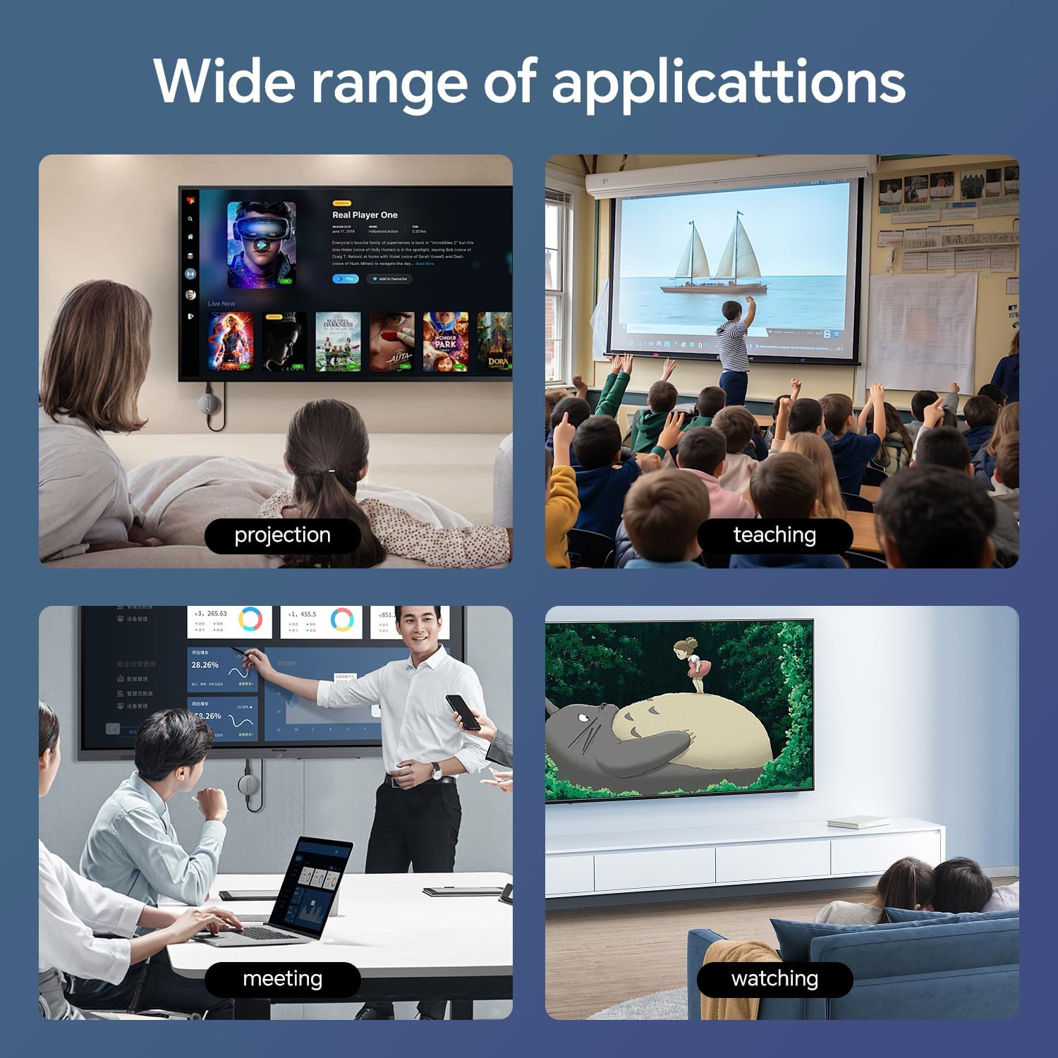 1080p Wireless HDMI Streaming Dongle Adapter for Seamless Screen Mirroring - Image 7