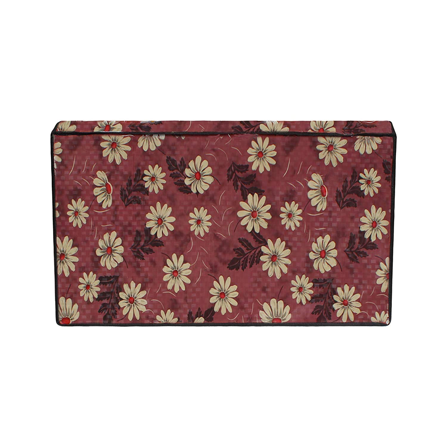 Decorly Furnishing Multicolor Printed 65 Inch LED TV Cover for All Brands Models Dark Brown - Image 4